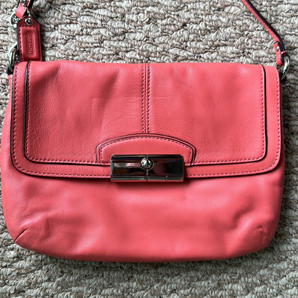 Barbie pink Coach Cross body bag purse